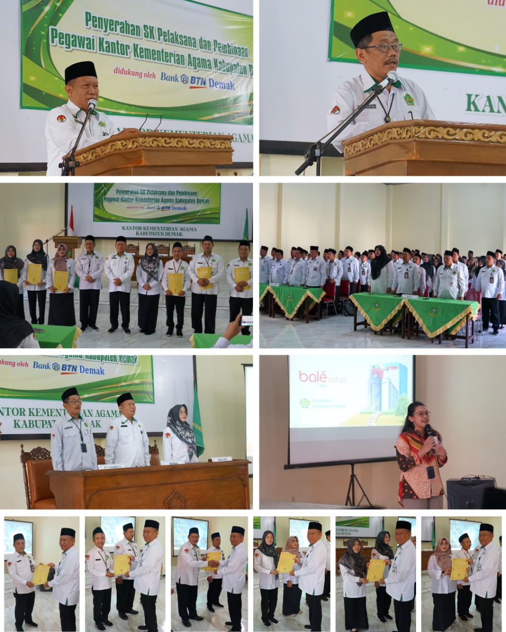 60 Pegawai Pelaksana Kemenag Demak Terima SK, Siap Hadapi Penataan dan Perbaiki Layanan
