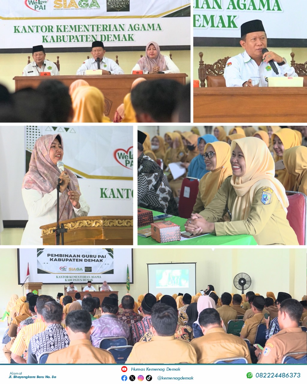 Pembinaan Guru PAI Kabupaten Demak: Tingkatkan Profesionalisme dan Integritas Pendidik