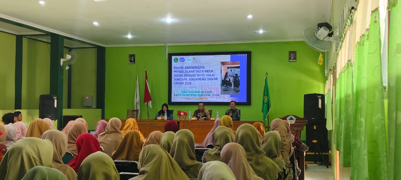 Kemenag Demak Gandeng Dukcapil Sinkronisasi Data Siswa Madrasah