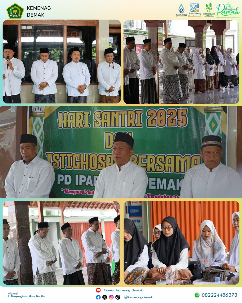 Peringatan Hari Santri Nasional 2025IPARI Kemenag Demak Gelar Istighotsah, Serukan Spirit Santri Cinta Tanah Air