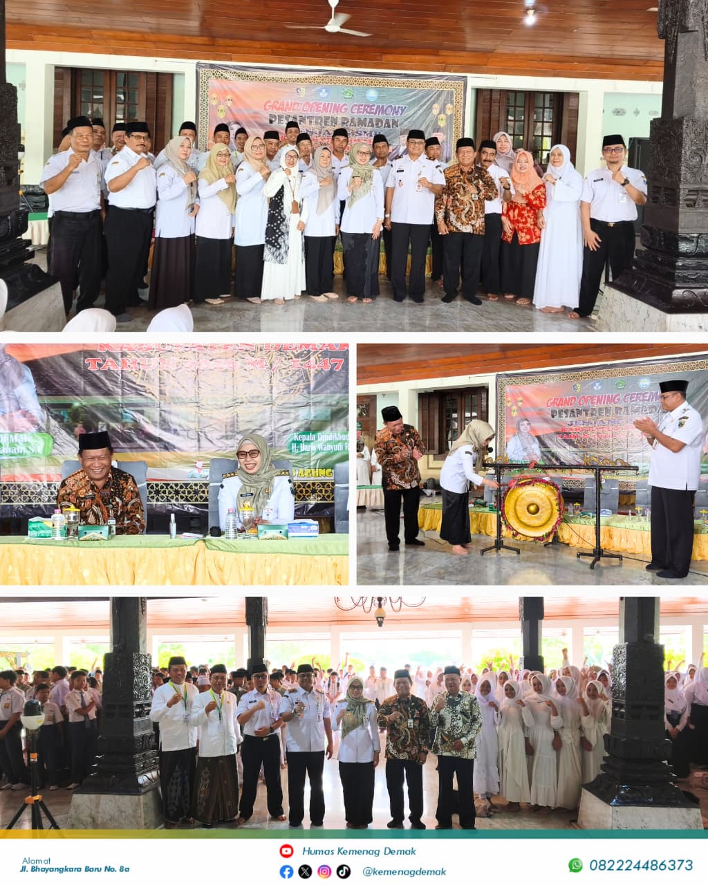 Dari Masjid Agung Demak, Kakankemenag Dorong Pesantren Ramadan Bentuk Karakter Pelajar